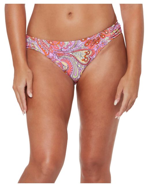 Jessica Simpson Pink Standard Mix & Match Print Bikini Swimsuit Separates