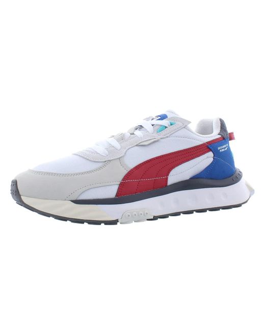 PUMA White Wild Rider Layers S Shoes for men