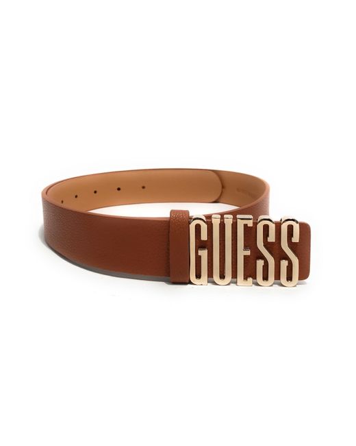 Cinta donna Meridian not adjustable belt cognac CS24GU06 BW9069P4135 S di Guess in Black