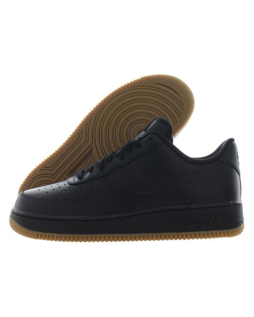 Nike Blue Air Force 1 Low Basketball Shoe for men