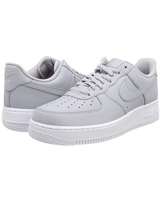 Men's Gray Air Force 1 '07 Basketball Shoes Men's Gray Air Force 1 '07 Basketball Shoes