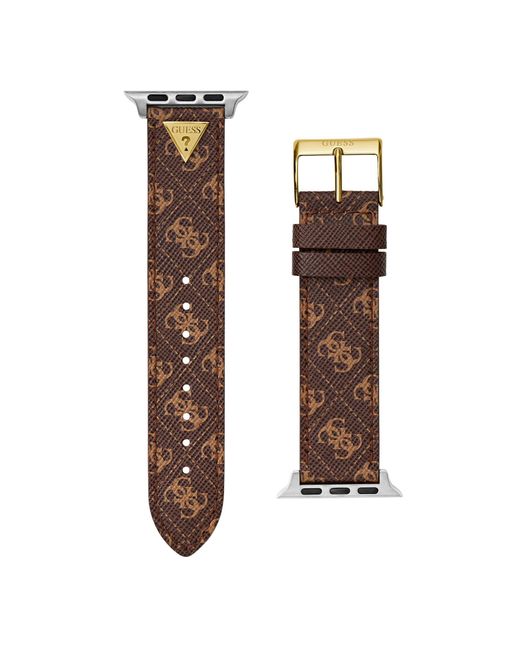Cinturino per smartwatch da donna compatibile con Apple Watch di Guess in Brown