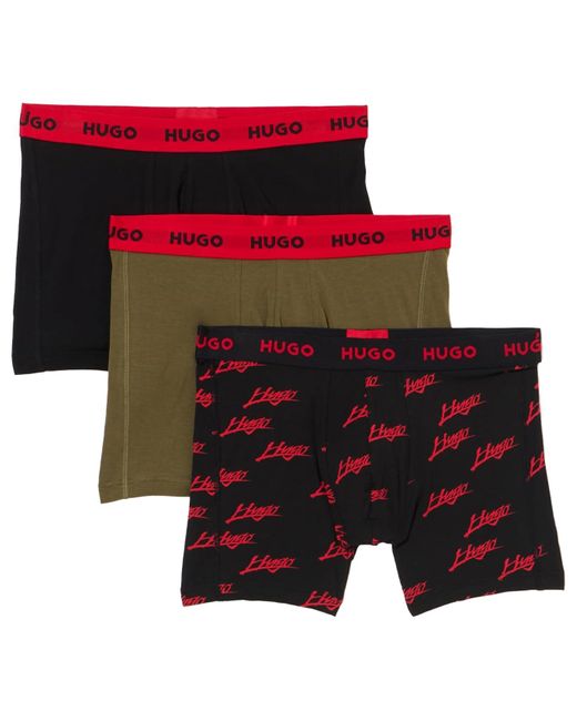 HUGO BOXERBR TRPLT Design in Black für Herren