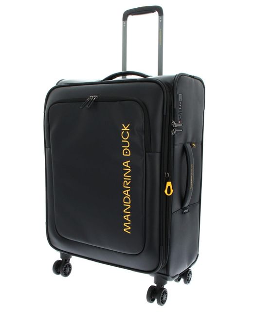 Mandarina Duck Eco Coated Exp Trolley M Black