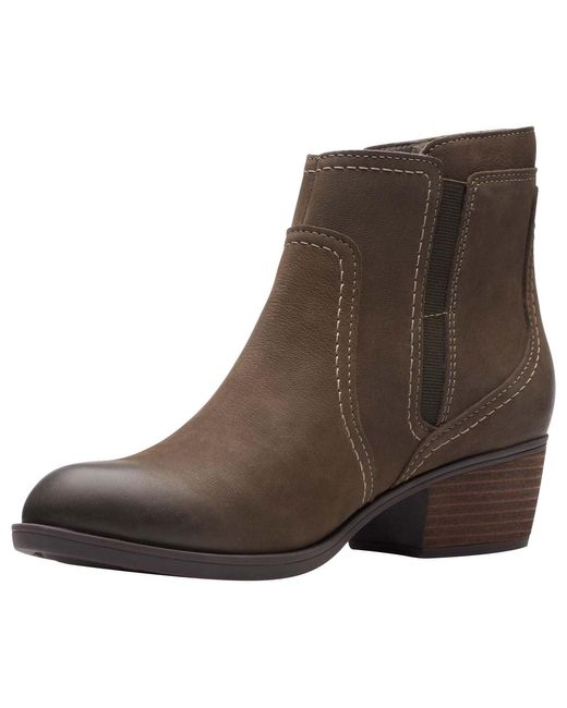 Clarks Brown Charlten Ave Mode-Stiefel