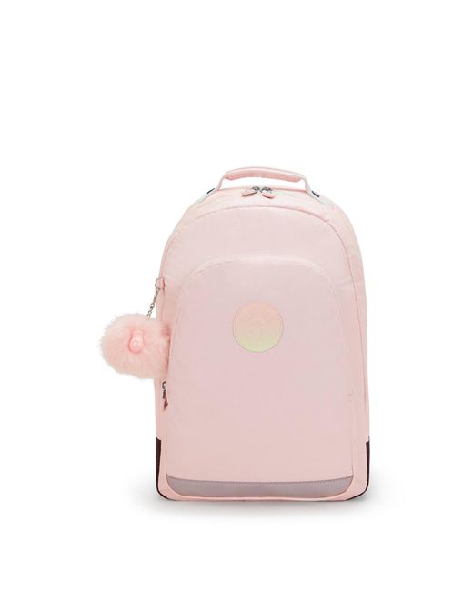 Class Room Metallic Sac à dos pour ordinateur portable 17" Kipling en coloris Pink
