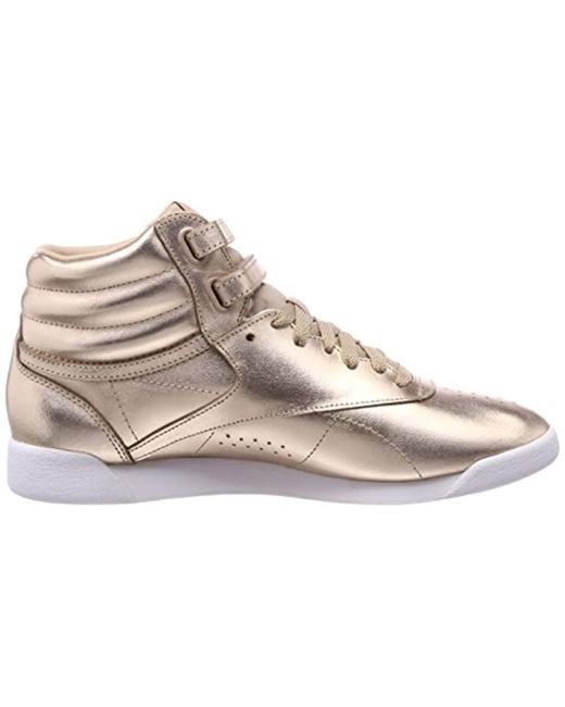reebok freestyle hi dorados