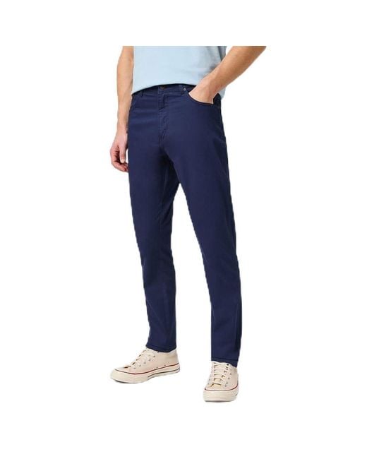 Texas Slim Jeans di Wrangler in Blue da Uomo