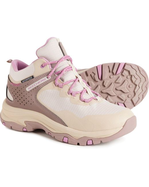 Skechers Pink Relaxed Fit Trego Tuscarora Hiking Boots
