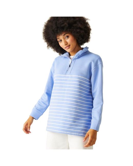 Bayletta Half Placket Sweatshirt in Pile di Regatta in Blue