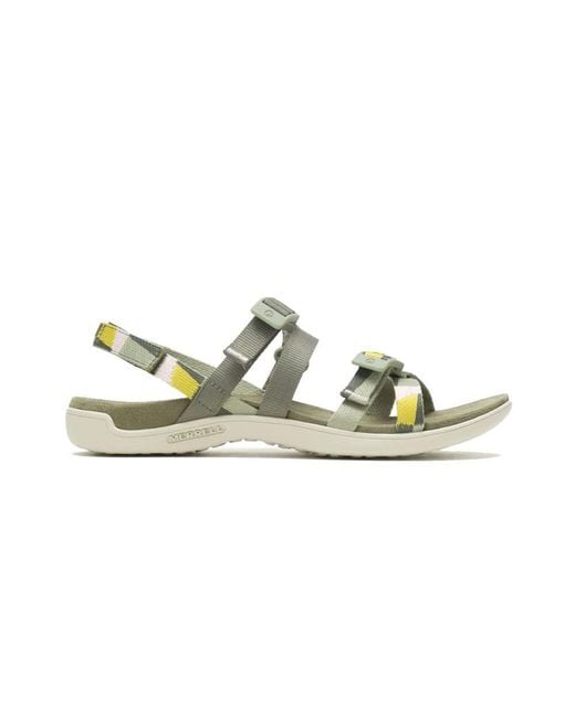 Merrell Metallic District 3 Backstrap Web Sport Sandal