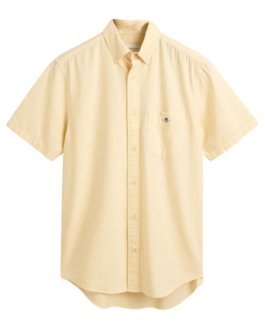 Gant Natural Reg Oxford Ss Shirt for men