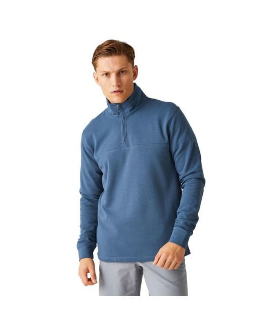 Regatta Agilno Half Zip Sweatshirt Pullover in Blue für Herren