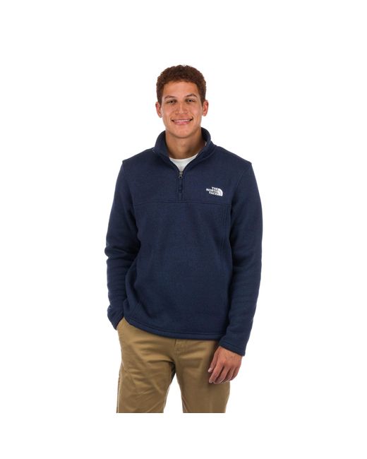 The North Face Blue Tsillan 1⁄4 Zip Sweatshirt for men