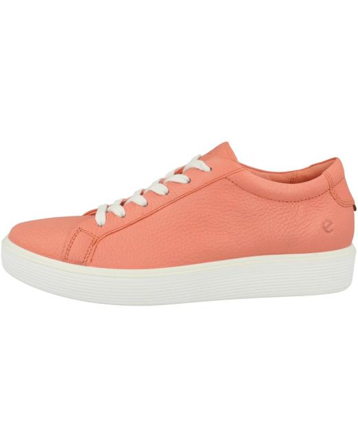 Ecco Pink 219203/01259 Low Trainers Soft 60 Orange