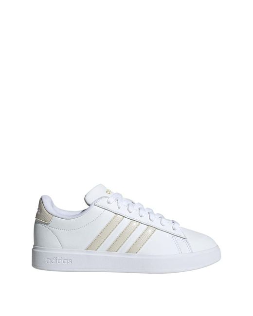 Adidas White Grand Court Shoes