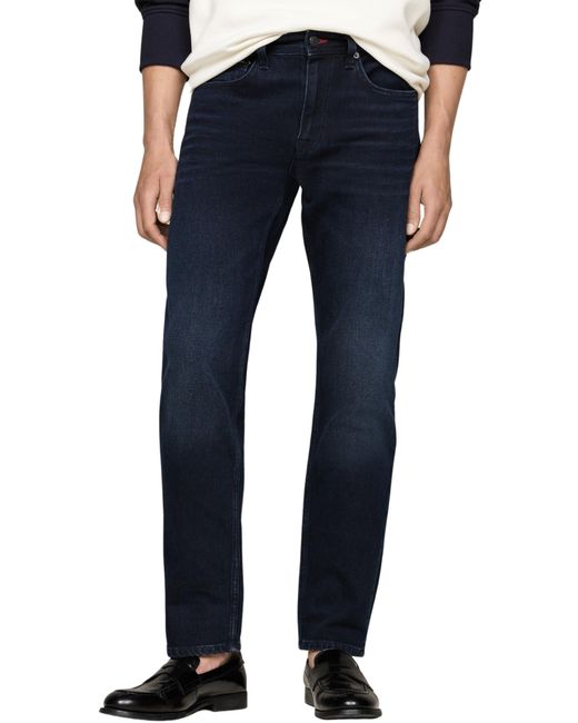 Tommy Hilfiger Regular Mercer Str Teton Indigo Mw0mw36675 Straight in het Blue voor heren
