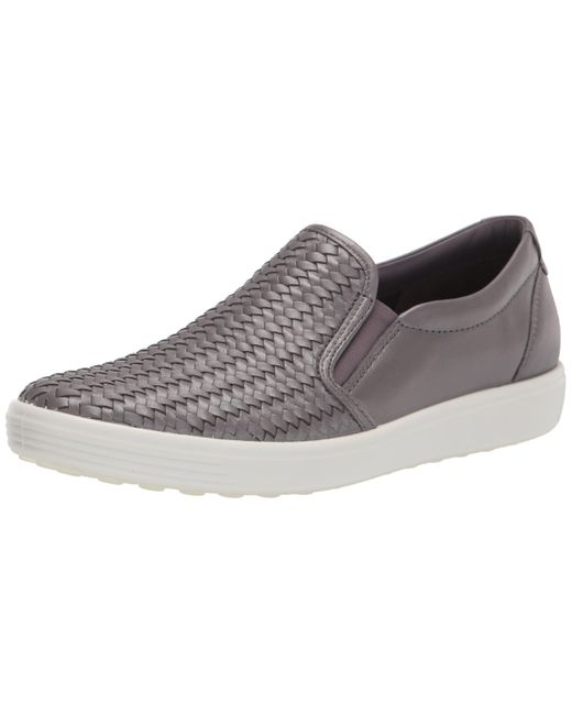 ecco woven slip on sneaker