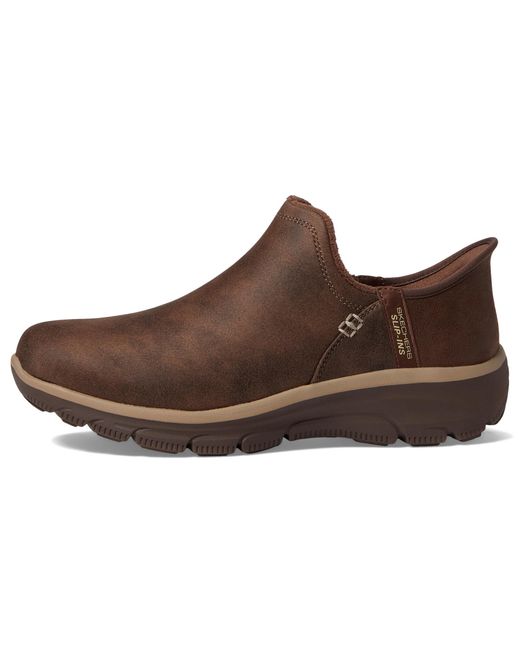 Skechers Brown Easy Going-modern Hour-hands Free Slip-ins Ankle Boot
