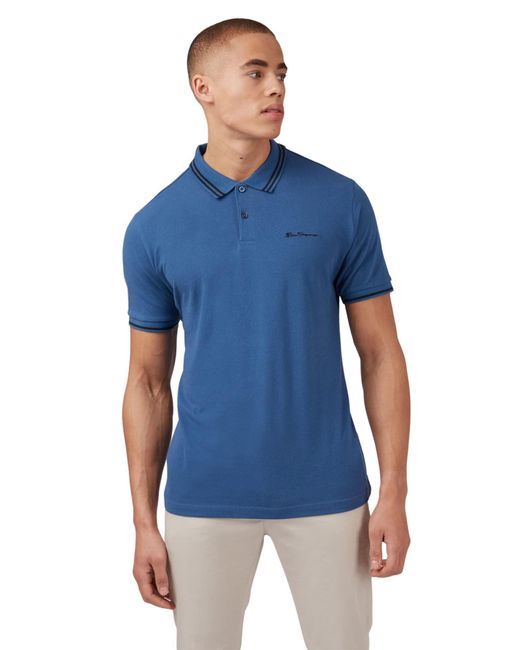 Ben Sherman Royal Blue Polo Shirt for men