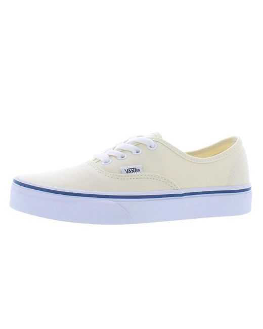 Vans White U Authentic