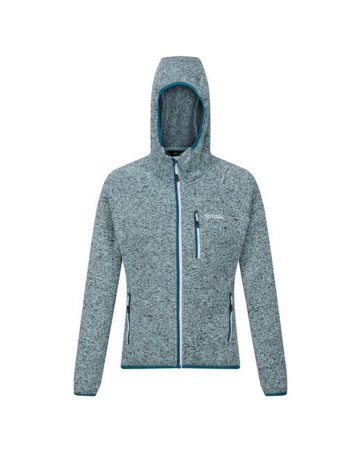 Regatta Blue S Hood Newhill Full Zip Hooded Fleece Jacket
