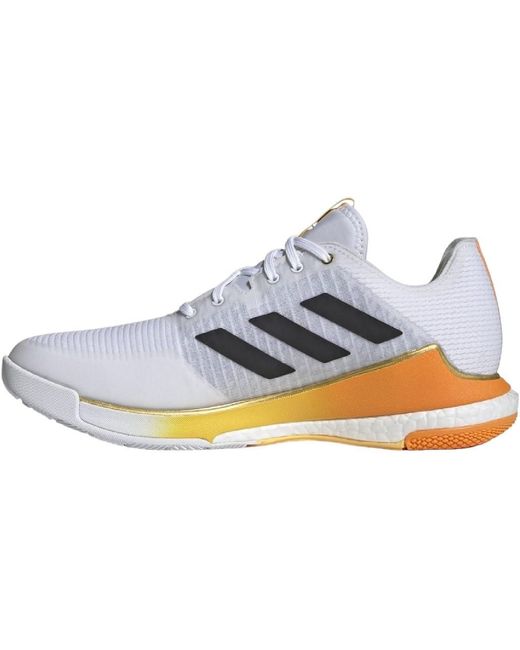 Adidas Black Crazyflight 2024 Boost Indoor Indoor Shoes Sports Shoes White Ih7793 for men