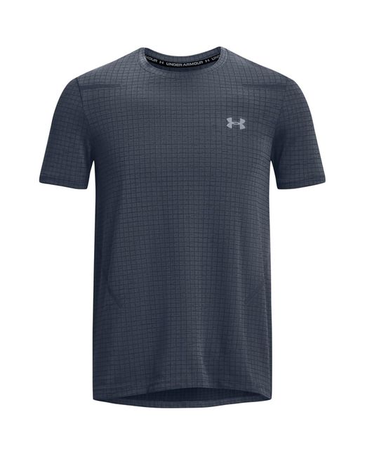 Under Armour Blue S Seamless Short Sleeve T-shirt Grey2 3xl for men