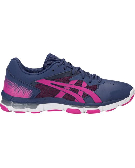 purple netball shoes