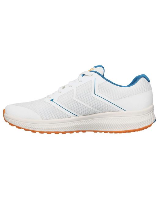 Skechers S Gorun Con Track Running Shoes White/blue 6.5 for men