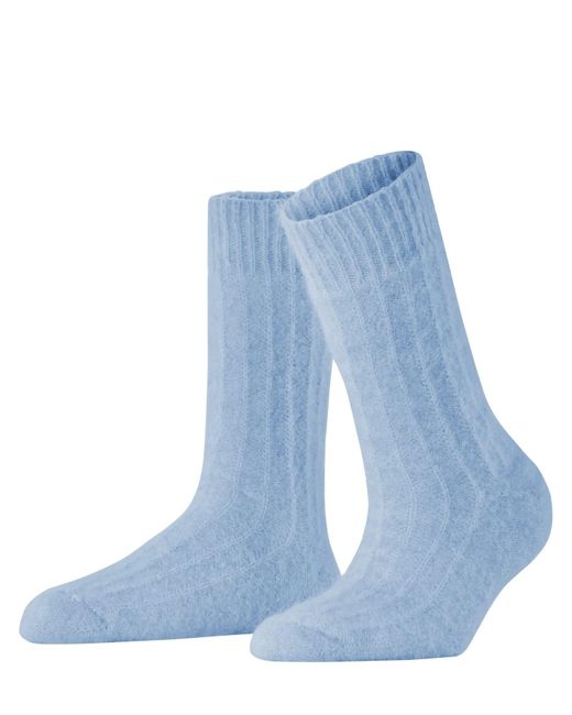 Esprit Shaded Boot Wol Ademend Warm Halfhoog Met Patroon 1 Paar Sokken in het Blue