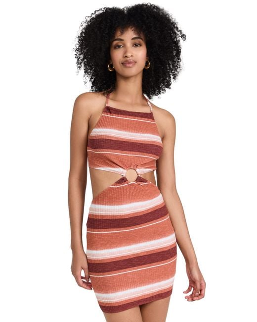 Steve Madden Red Bb Dakota Womens Disco Dream Casual Dress