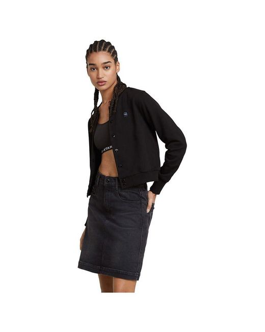 G-Star Bomber Met Lange Mouwen in het Black