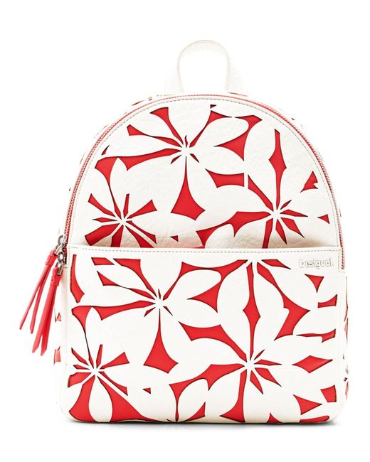 Desigual Red Accessories Pu Backpack Mini