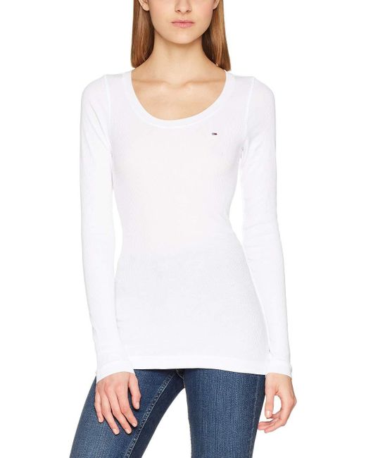 tommy jeans t shirt long sleeve