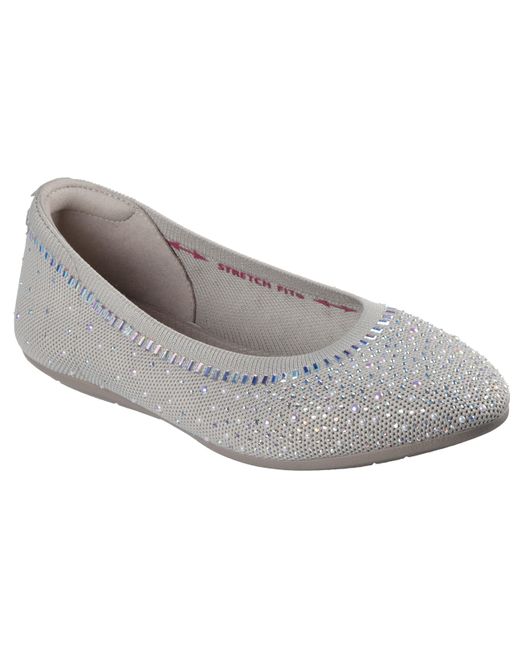 Skechers Gray Modern Comfort Cleo 2.0-mesmerizing Nights Ballet Flat