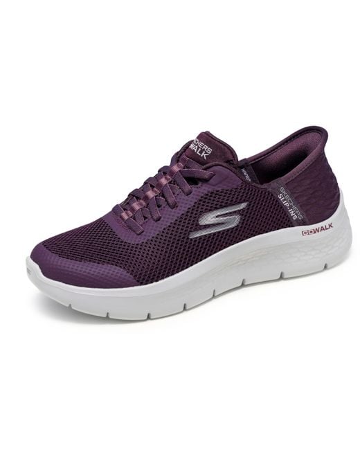 Ins: Go Walk Flex - Grand Entry Taglia 38 Codice 124836-BURG di Skechers in Purple