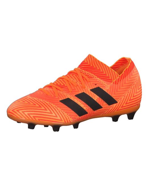adidas orange and black football boots