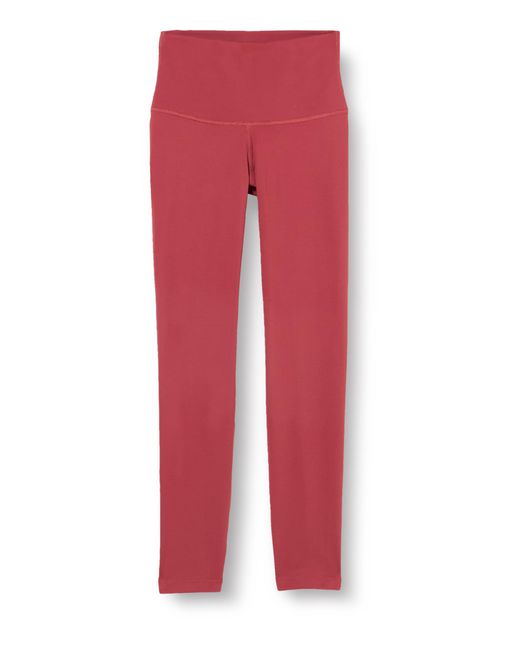 Nike Red W Ny Df Hr Yoga 7/8 Tght Leggings