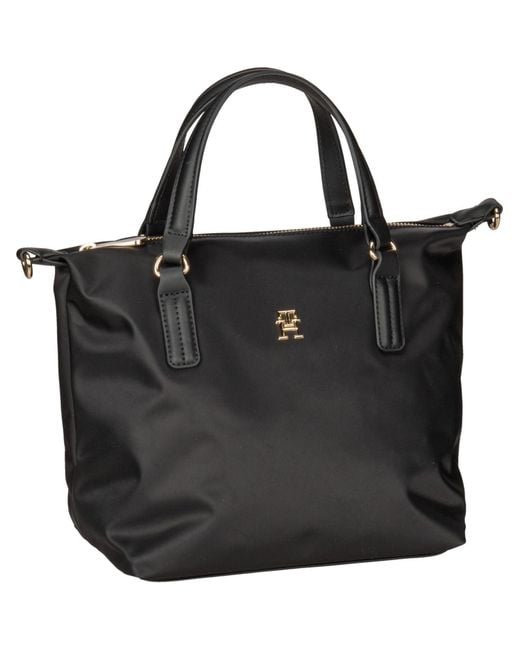 Tommy Hilfiger Black Poppy Th Small Tote