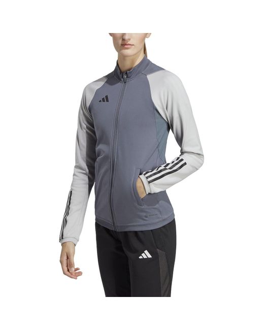 adidas Tiro 23 Competition S Soccer Training Jacket in Blue Lyst UK