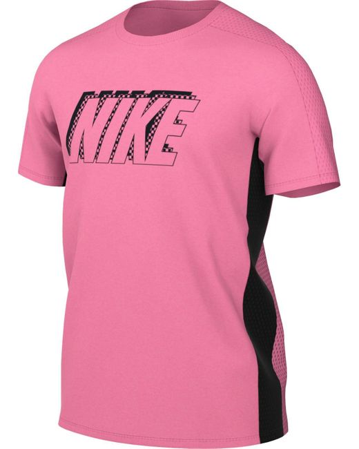 Herren Dri-Fit Academy23 Short-Sleeve Top Gx Hbr di Nike in Pink da Uomo
