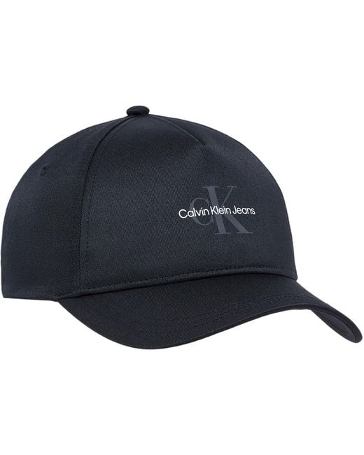 Calvin Klein Mono Logo Print Cap K50K512140 Kappe in Blue für Herren