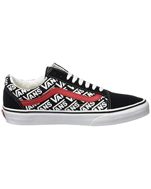 vans low top negro