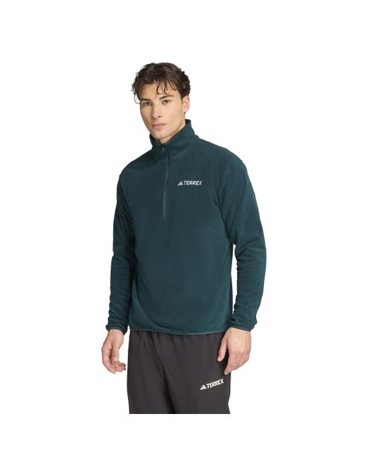 Adidas Terrex Multi Essentials Half Zip Fleece Jacket in het Blue voor heren
