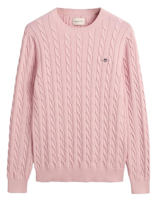 Gant Pink Cable Sweater 2xl for men
