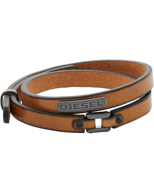 DIESEL Brown Bracelet For for men