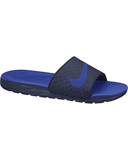 Benassi Solarsoft - Chanclas Hombre Nike de hombre de color Azul | Lyst