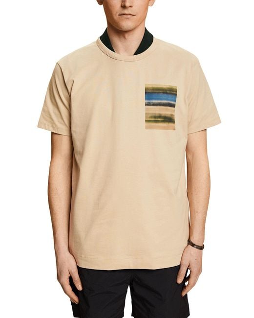 043eo2k305 Camiseta Esprit de hombre de color Neutro | Lyst