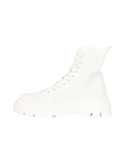 Superga White Alpina Apex High Ivory Ankle Boots